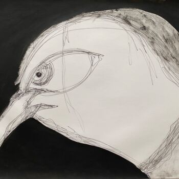 Dessin intitulée "I8otgu9u904tu / Lov…" par Leni Smoragdova, Œuvre d'art originale, Encre