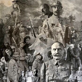 Collages getiteld "Collage " Première…" door Artkdr, Origineel Kunstwerk, Collages