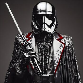 Digitale Kunst getiteld "à la mode star-wars…" door Artkdr, Origineel Kunstwerk, AI gegenereerde afbeelding