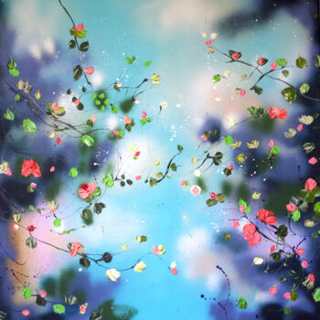 绘画 标题为“Summer Garden - sky…” 由Anastassia Skopp, 原创艺术品, 丙烯