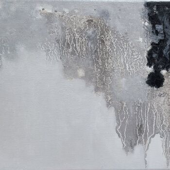 Painting titled "Monochrome Echoes:…" by Yeon-Gyeong Seo (Seo), Original Artwork, Oil