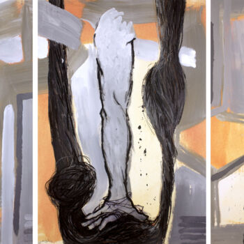 Peinture intitulée "The Forgotten Ones G" par Jesus Tejedor, Œuvre d'art originale, Acrylique