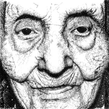 Tekening getiteld "Berthe" door Aurèle De Fouay, Origineel Kunstwerk, Inkt