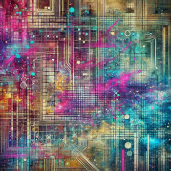 Digital Arts titled "Urban Mosaic: Cultu…" by Alberto Capitani, Original Artwork, AI generated image