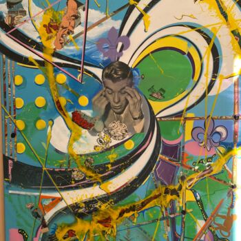 Collages intitulée "IKIGAI" par Christophe Balezeau, Œuvre d'art originale, Collages