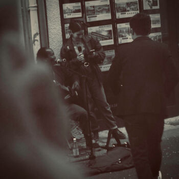 Photography titled "STREET ARTIST" by Hicham Ahyoud, Original Artwork, Non Manipulated Photography