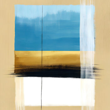 Digital Arts titled "Horizon's Edge" by Miguel Bruzual, Original Artwork, Digital Painting