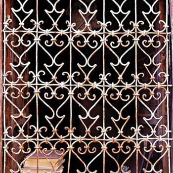 Photography titled ""Fenêtre du Riad"" by Hicham Ahyoud, Original Artwork, Non Manipulated Photography