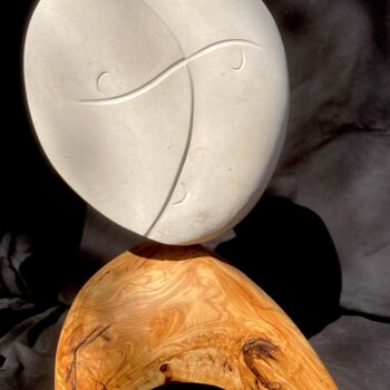 Sculpture titled "Ombeline." by Till, Original Artwork, Stone