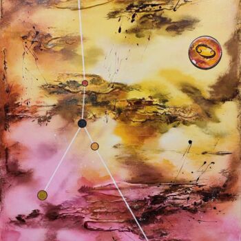 Peinture intitulée "Cancer 1" par Julien Abstrait, Œuvre d'art originale, Acrylique Monté sur Châssis en bois