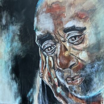 Peinture intitulée "Silence intérieur" par Mylène Mori, Œuvre d'art originale, Acrylique Monté sur Châssis en bois