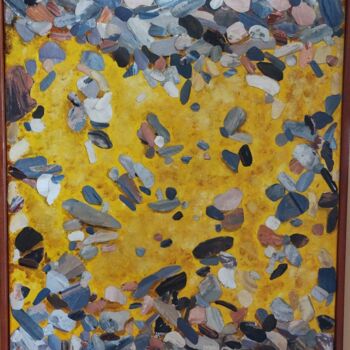 Peinture intitulée "Camino amarillo" par María Fernanda Gauthier, Œuvre d'art originale, Collages