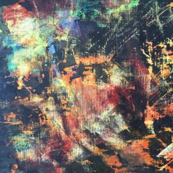 「Unit #203 “Flashpoi…」というタイトルの絵画 Tony Carusoによって, オリジナルのアートワーク, アクリル