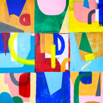 Pintura titulada "From desert to open…" por Tommy Lennartsson, Obra de arte original, Acrílico