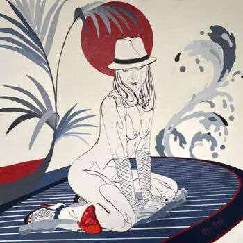 Peinture intitulée "KAMAZONIA" par Chris-Alys, Œuvre d'art originale, Huile Monté sur Châssis en bois