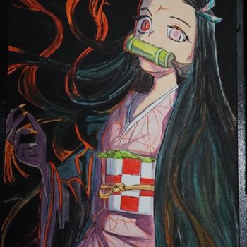 Peinture intitulée "bl - peinture - nez…" par Bl-Peinture, Œuvre d'art originale, Acrylique