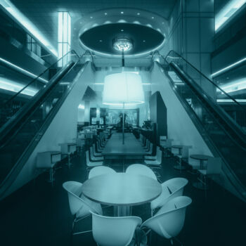 Photographie intitulée "Meeting space" par Loïc Cancade, Œuvre d'art originale, Photographie numérique