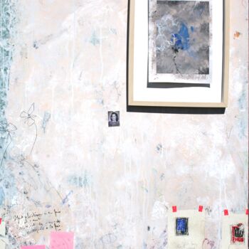 Painting titled "CF 1er suggestion" by Eric Ullrich, Original Artwork, Acrylic Mounted on Wood Stretcher frame