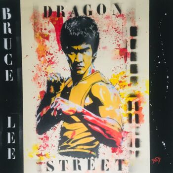 Collages titled "Dragon Street" by Bad, Original Artwork, Collages