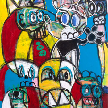 Painting titled "A New Adventure" by Tommy Lennartsson, Original Artwork, Acrylic