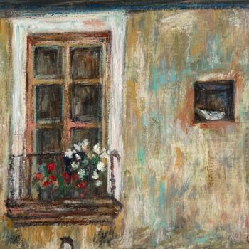 Painting titled "Harmonic combinatio…" by Albina Ayhan, Original Artwork, Oil