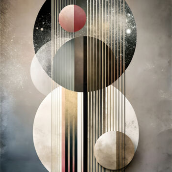 Digital Arts titled "Order in Chaos" by Miguel Bruzual, Original Artwork, Digital Painting