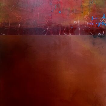 Painting titled "Une harmonie dans l…" by Virginie Munch, Original Artwork, Acrylic Mounted on Wood Stretcher frame