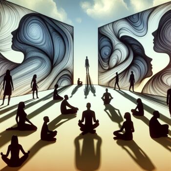 Digital Arts titled "A Silent Symphony o…" by Aashish Singh, Original Artwork, Digital Painting