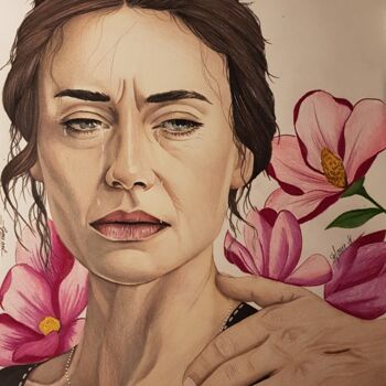 Pittura intitolato "Hope and faith" da Stefanie Kirchler (YouArt.by.Steffi), Opera d'arte originale, Pastello