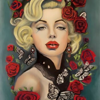 "Interior painting w…" başlıklı Tablo Anastasiya Kuznetsova tarafından, Orijinal sanat, Pastel