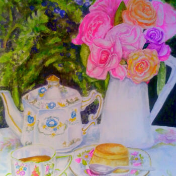Peinture intitulée "Queensland Cottage…" par Watercolor Whisper, Œuvre d'art originale, Aquarelle