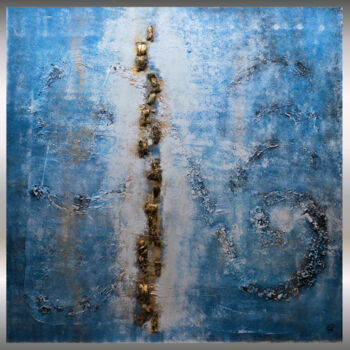 Pintura titulada "Monument" por Edelgard Schroer, Obra de arte original, Acrílico Montado en Bastidor de camilla de madera