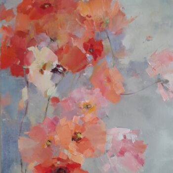 Painting titled "Memory at  fingerti…" by Tatyana Barinova, Original Artwork, Oil