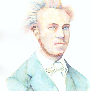 绘画 标题为“Pierre-Edouard” 由Aurèle De Fouay, 原创艺术品, 水彩