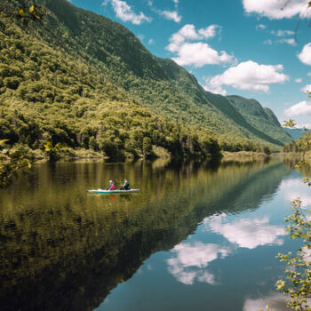 Photographie intitulée "Rivière Jacques-car…" par Loïc Cancade, Œuvre d'art originale, Photographie numérique