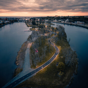Photographie intitulée "Parc des Îles" par Loïc Cancade, Œuvre d'art originale, Photographie numérique