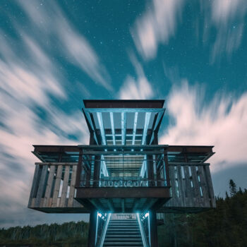 Photographie intitulée "L'observatoire" par Loïc Cancade, Œuvre d'art originale, Photographie numérique