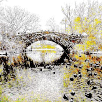 제목이 "Central Park - Snow…"인 사진 Ken Lerner로, 원작, 디지털