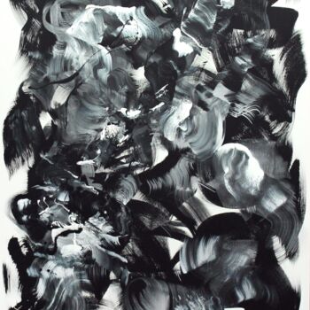 「Defining Moment I」というタイトルの絵画 Paresh Nrshinga F R S Aによって, オリジナルのアートワーク, アクリル ウッドストレッチャーフレームにマウント