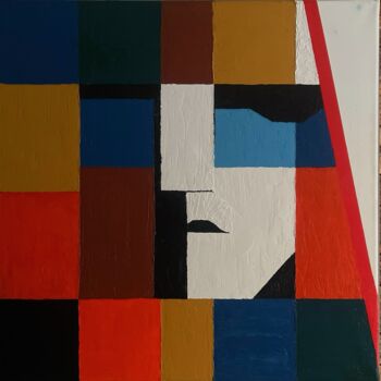 Peinture intitulée "Horizon brisé" par Willyam Martin, Œuvre d'art originale, Huile Monté sur Châssis en bois