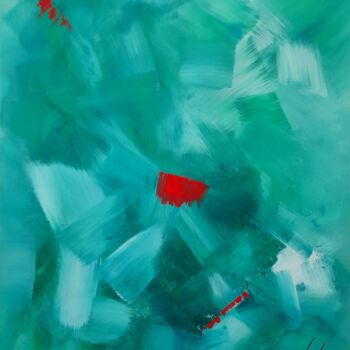 Peinture intitulée ""Chance"" par Lys B., Œuvre d'art originale, Acrylique Monté sur Châssis en bois