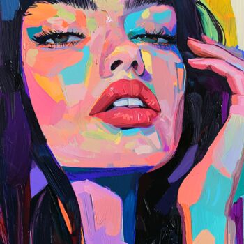Pittura intitolato "Colorful Expression…" da Lea Ottavi, Opera d'arte originale, Pittura digitale