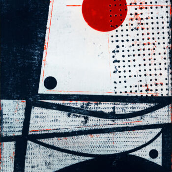 Peinture intitulée "Hidden Story 23" par Petr Strnad, Œuvre d'art originale, Acrylique