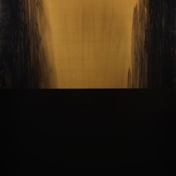 Ζωγραφική με τίτλο "The 13th moon 8" από Luca Brandi, Αυθεντικά έργα τέχνης, Ακρυλικό Τοποθετήθηκε στο Ξύλινο φορείο σκελετό