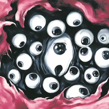 「Watchful Chaos: Lim…」というタイトルの絵画 Diana Dimova - Traxiによって, オリジナルのアートワーク, デジタル絵画