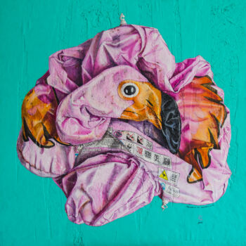 Ζωγραφική με τίτλο "Flamenco de inviern…" από Gabriele Friscia, Αυθεντικά έργα τέχνης, Λάδι