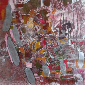 Schilderij getiteld "Aluminium" door Geneviève Durantou, Origineel Kunstwerk, Acryl