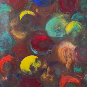 Painting titled "Dance" by Oleg Strokatyy, Original Artwork, Acrylic