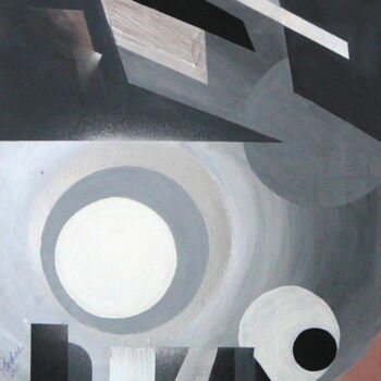 Painting titled "Spheres" by Krsart, Original Artwork, Acrylic