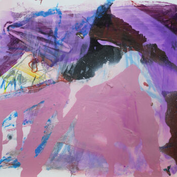 Peinture intitulée "Animal bones 14" par Miloš Hronec, Œuvre d'art originale, Acrylique